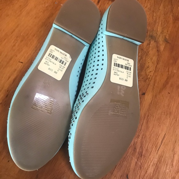 Kenneth Cole Reaction blue studded loafers - Picture 3 of 7